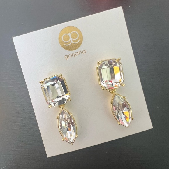 Gorjana Lexi Octagon Earrings NWT - Picture 3 of 4